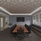 Ekena Millwork 33W x 33H x 38T Small Bradley Decorative Fretwork Wood Ceiling Panels, Hickory CELW33X33X0375BRDHI - alternate 6